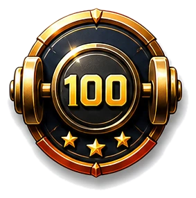 Rank Century achievement badge